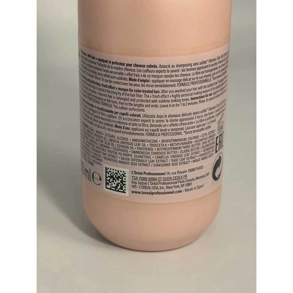 LOREAL Serie Expert Vitamino Color Perfecting Bodifying Fresh Feel Mask 6.7 oz‎